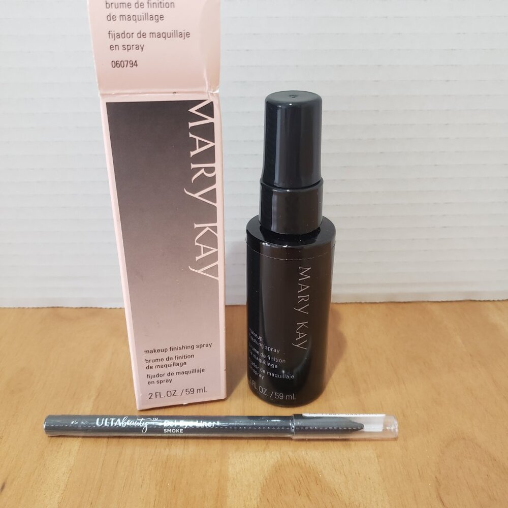 Mary Kay Finishing Spray and Ulta Beauty Gel Eye Liner Color Smoke Both are New - Picture 5 of 5